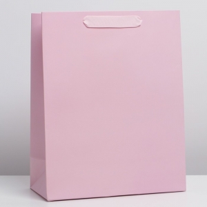 Пакет ламинированный «Розовый», L 31 × 40 × 14 см